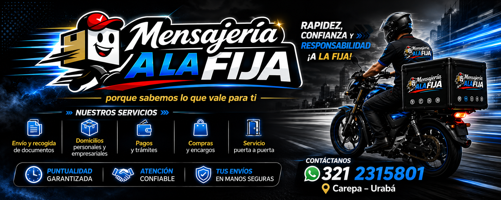 Banner Mensajeria a la Fija